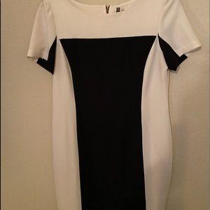 Beautiful black and white dress